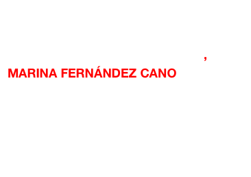 Susana Medina 'El arte experimental es el modo de vivir muchas vidas e ir descubriendo tus propios límites', MARINA FERNÁNDEZ CANO